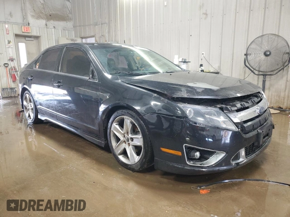 2010 Ford Fusion SPORT with VIN 3FAHP0KC4AR223946, listed as a Copart auction lot 50918265 with 162,841 mi miles and Salvage Title. Bid and sale history available at carsss.com. Image 4.