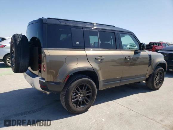 2024 Land Rover Defender S with VIN SALEJ7EX7R2287641, listed as a Copart auction lot 52123665 with 2,358 mi miles and Salvage title. Bid and sale history available at DreamBid. Image 3.