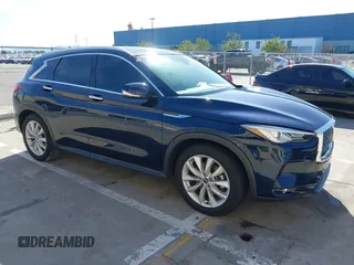 2019 Infiniti QX50 Essential with VIN 3PCAJ5M3XKF117723, listed as a IAAI auction lot 41549979 with 36,044 mi miles and . Bid and sale history available at DreamBid. Image 1.
