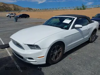 2014 Ford Mustang V6 with VIN 1ZVBP8EM4E5243008, listed as a IAAI auction lot 41572234 with 114,392 mi miles. Bid and sale history available at carsss.com. Image 17.
