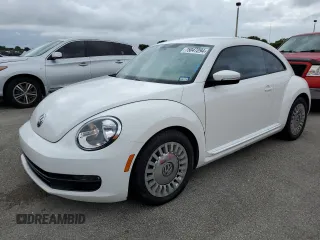 2014 Volkswagen Beetle 2.5L with VIN 3VWJX7AT9EM628223, listed as a Copart auction lot 75047294 with Not provided miles and Non repairable. Bid and sale history available at DreamBid. Image 1.