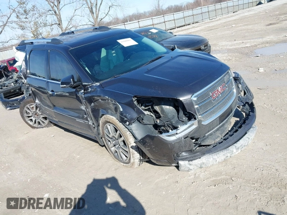 2013 GMC Acadia Denali with VIN 1GKKVTKD3DJ219440, listed as a IAAI auction lot 41688001 with 122,348 mi miles. Bid and sale history available at carsss.com. Image 1.