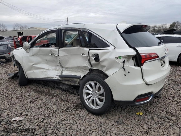 2016 Acura RDX Tech Pkg with VIN 5J8TB4H57GL006886, listed as a Copart auction lot 85125324 with 0 mi miles and Salvage Title. Bid and sale history available at carsss.com. Image 2.