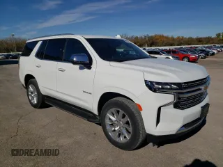 2023 Chevrolet Tahoe Premier with VIN 1GNSCSKD8PR371447, listed as a Copart auction lot 75280014 with 50,396 mi miles and Clean title. Bid and sale history available at DreamBid. Image 4.
