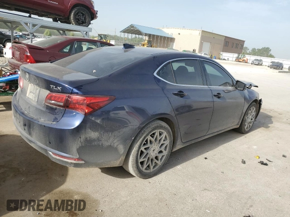 2015 Acura TLX Technology with VIN 19UUB2F5XFA009951, listed as a Copart auction lot 56991775 with Not provided miles and Salvage title. Bid and sale history available at DreamBid. Image 3.