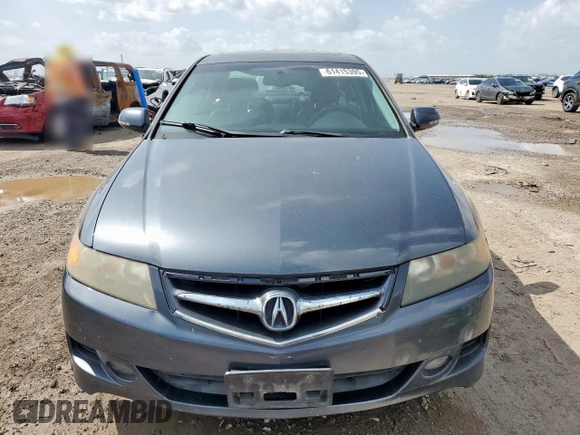 2006 Acura TSX with VIN JH4CL96806C008949, listed as a Copart auction lot 61415395 with 235,249 mi miles and Salvage title. Bid and sale history available at DreamBid. Image 5.