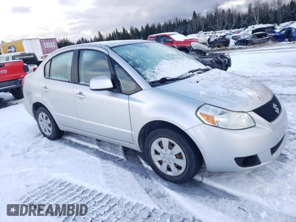 2010 Suzuki SX4 LE with VIN JS2YC5A25A6300970, listed as a Copart auction lot 81596084 with 142,083 mi miles and Salvage Title. Bid and sale history available at carsss.com. Image 4.