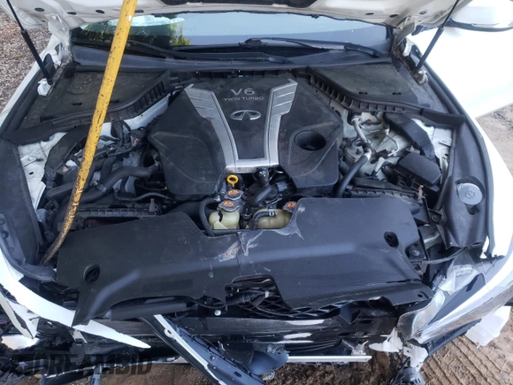 2017 Infiniti Q50 Premium with VIN JN1EV7AR2HM830404, listed as a Copart auction lot 57874785 with 104,369 mi miles and Salvage title. Bid and sale history available at DreamBid. Image 11.