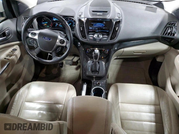 2014 Ford Escape Titanium with VIN 1FMCU9J94EUE52922, listed as a Copart auction lot 76987744 with 185,966 mi miles and Salvage Title. Bid and sale history available at carsss.com. Image 8.
