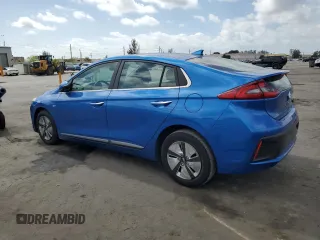 2017 Hyundai Ioniq Limited with VIN KMHC85LCXHU027621, listed as a Copart auction lot 54475795 with 125,470 mi miles and Salvage Title. Bid and sale history available at DreamBid. Image 2.