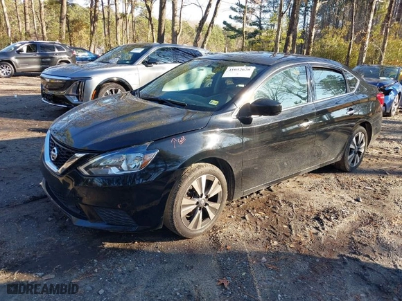 2019 Nissan Sentra S with VIN 3N1AB7AP7KY304683, listed as a IAAI auction lot 41052620 with 151,076 mi miles. Bid and sale history available at carsss.com. Image 2.