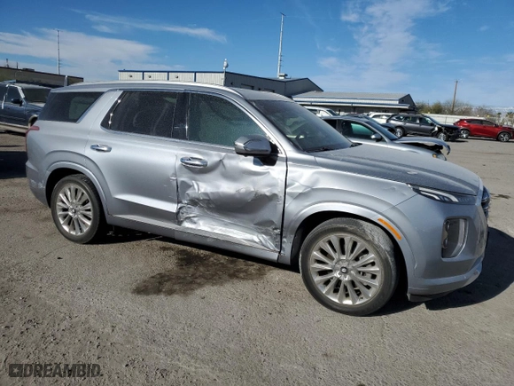 2020 Hyundai Palisade Limited with VIN KM8R54HE0LU039809, listed as a Copart auction lot 50809885 with 26,304 mi miles and Salvage Title. Bid and sale history available at carsss.com. Image 4.
