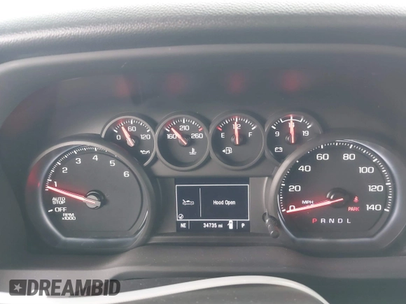 2022 Chevrolet Silverado 1500 Custom with VIN 3GCPABEK2NG628128, listed as a IAAI auction lot 41870964 with 34,735 mi miles and . Bid and sale history available at DreamBid. Image 7.