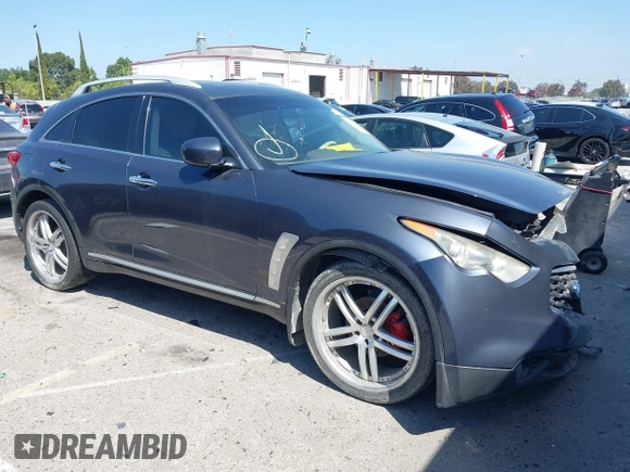 2009 Infiniti FX with VIN JNRAS18U69M102629, listed as a IAAI auction lot 42152789 with 188,718 mi miles and . Bid and sale history available at carsss.com. Image 1.