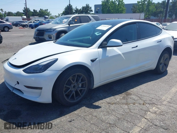 2023 Tesla Model 3 with VIN 5YJ3E1EA0PF621448, listed as a IAAI auction lot 42500155 with 26,589 mi miles and . Bid and sale history available at DreamBid. Image 19.