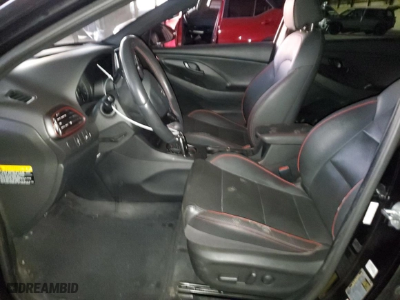 2019 Hyundai Elantra GT N Line with VIN KMHH55LC7KU101700, listed as a Copart auction lot 85009684 with 66,851 mi miles and Salvage Title. Bid and sale history available at carsss.com. Image 7.