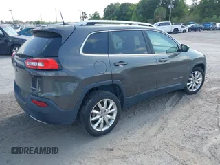 2016 Jeep Cherokee High Altitude with VIN 1C4PJLDB8GW211947, listed as a IAAI auction lot 42142282 with 158,430 mi miles. Bid and sale history available at carsss.com. Image 4.