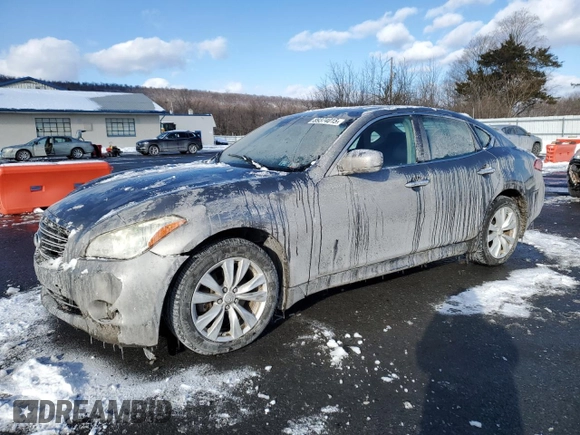2011 Infiniti M with VIN JN1BY1AR7BM372583, listed as a Copart auction lot 89374015 with 192,995 mi miles and Salvage Title. Bid and sale history available at carsss.com. Image 1.