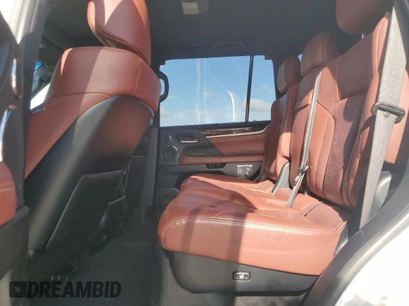 2021 Lexus LX 570 z VIN JTJDY7AX2M4347985, wystawiony jako Copart lot #50551935 z przebiegiem 59 197 mil mil oraz Szkoda całkowita • Salvage title. Historia ofert i sprzedaży dostępna na DreamBid. Obrazek 11.