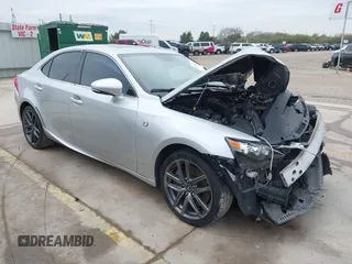 2014 Lexus IS 350 with VIN JTHBE1D2XE5006327, listed as a IAAI auction lot 41340579 with 171,903 mi miles and . Bid and sale history available at DreamBid. Image 1.