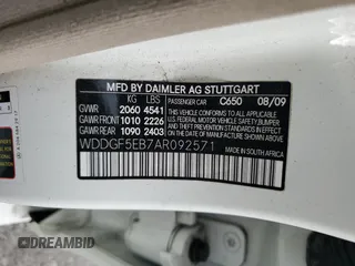 2010 Mercedes-Benz C 300 Sport with VIN WDDGF5EB7AR092571, listed as a Copart auction lot 51133345 with 146,592 mi miles and Salvage title. Bid and sale history available at DreamBid. Image 12.