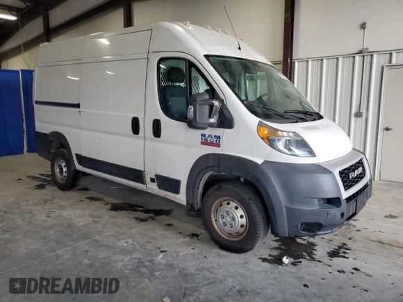 2019 Ram ProMaster Cargo with VIN 3C6TRVBG1KE547404, listed as a Copart auction lot 52637575 with 112,929 mi miles and Clean Title. Bid and sale history available at DreamBid. Image 4.