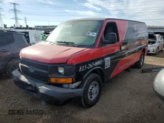 2016 Chevrolet Express Cargo Van with VIN 1GCZGHFG7G1297052, listed as a Copart auction lot 79667784 with 98,203 mi miles and Salvage Title. Bid and sale history available at carsss.com. Image 1.