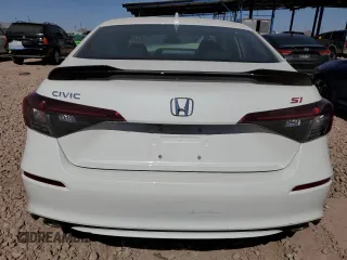 2025 Honda Civic Si with VIN 2HGFE1E52SH475185, listed as a Copart auction lot 46912485 with 117 mi miles and Salvage Title. Bid and sale history available at DreamBid. Image 6.