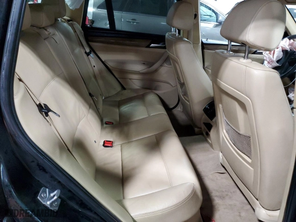 2013 BMW X3 xDrive28i with VIN 5UXWX9C51D0A08830, listed as a Copart auction lot 43343305 with 142,665 mi miles and Salvage Title. Bid and sale history available at carsss.com. Image 10.