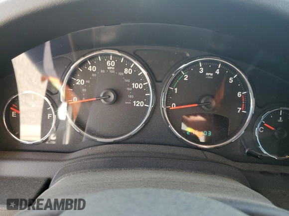 2012 Jeep Liberty Sport with VIN 1C4PJLAK4CW110404, listed as a Copart auction lot 47061095 with 216,103 mi miles and Salvage Title. Bid and sale history available at carsss.com. Image 9.