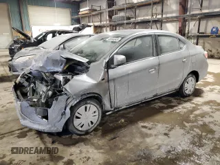 2021 Mitsubishi Mirage G4 ES with VIN ML32FUFJ4MHF00867, listed as a Copart auction lot 45344045 with 18,317 mi miles and Salvage Title. Bid and sale history available at carsss.com. Image 1.