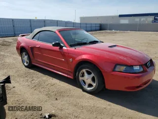 2001 Ford Mustang Deluxe with VIN 1FAFP44461F229846, listed as a Copart auction lot 49043565 with 99,534 mi miles and Salvage Title. Bid and sale history available at carsss.com. Image 4.