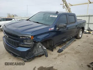 2019 Chevrolet Silverado 1500 RST with VIN 3GCUYEED3KG259082, listed as a Copart auction lot 48001305 with 97,529 mi miles and Salvage Title. Bid and sale history available at DreamBid. Image 1.