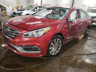 2015 Hyundai Sonata Sport with VIN 5NPE34AF1FH104032, listed as a Copart auction lot 87837255 with 151,079 mi miles and Non repairable. Bid and sale history available at DreamBid. Image 1.
