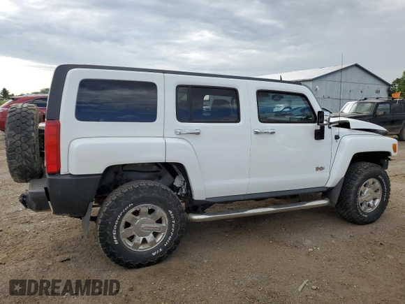 2008 Hummer H3 SUV with VIN 5GTEN13E088176685, listed as a Copart auction lot 58247064 with 186,426 mi miles and Salvage Title. Bid and sale history available at carsss.com. Image 3.