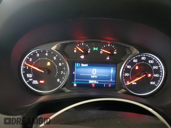 2024 GMC Terrain SLE with VIN 3GKALMEG4RL107176, listed as a Copart auction lot 87487244 with 22,818 mi miles and Salvage title. Bid and sale history available at DreamBid. Image 9.