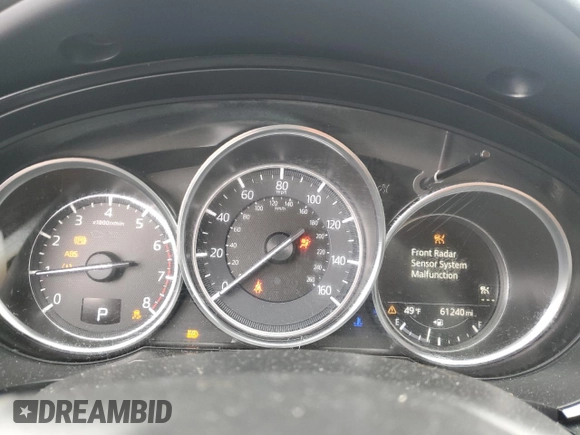 2018 Mazda CX-9 Touring with VIN JM3TCBCY9J0223972, listed as a Copart auction lot 47805935 with 61,240 mi miles and Salvage Title. Bid and sale history available at carsss.com. Image 9.