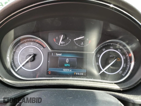 2014 Buick Regal Premium I with VIN 2G4GP5EX7E9201996, listed as a Copart auction lot 57182055 with 102,474 mi miles and Salvage title. Bid and sale history available at DreamBid. Image 9.