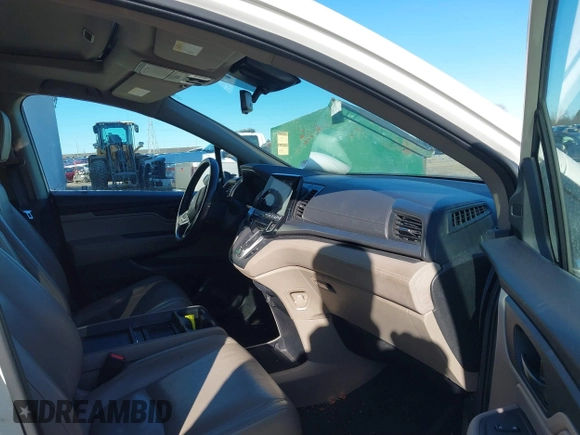 2018 Honda Odyssey EX-L with VIN 5FNRL6H75JB044422, listed as a IAAI auction lot 41730576 with 120,587 mi miles and . Bid and sale history available at DreamBid. Image 5.