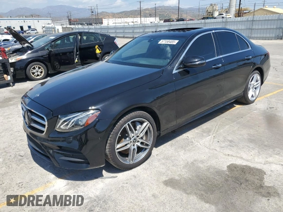 2020 Mercedes-Benz E 350 z VIN W1KZF8DB9LA809419, wystawiony jako Copart lot #57158485 z przebiegiem 61 201 mil mil oraz Szkoda całkowita • Salvage title. Historia ofert i sprzedaży dostępna na DreamBid. Obrazek 1.