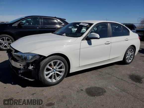 2017 BMW 3 Series 320i with VIN WBA8E1G33HNU17585, listed as a Copart auction lot 47056935 with 87,050 mi miles and Salvage Title. Bid and sale history available at carsss.com. Image 1.