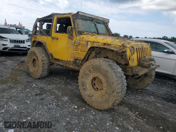 2009 Jeep Wrangler X with VIN 1J4FA24119L754391, listed as a Copart auction lot 56067805 with 118,117 mi miles and Salvage title. Bid and sale history available at DreamBid. Image 4.