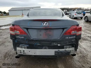 2010 Lexus IS 250C with VIN JTHFF2C21A2511402, listed as a Copart auction lot 85973874 with 150,678 mi miles and Salvage Title. Bid and sale history available at carsss.com. Image 6.
