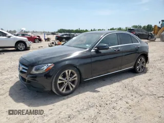 2017 Mercedes-Benz C 300 with VIN 55SWF4JBXHU210990, listed as a Copart auction lot 57175285 with 100,113 mi miles and Salvage title. Bid and sale history available at DreamBid. Image 1.