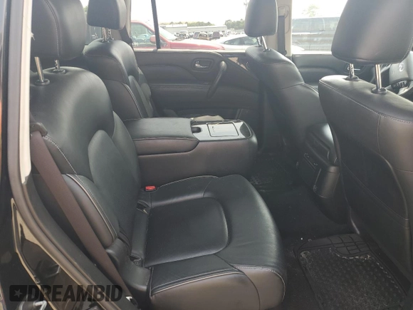 2020 Infiniti QX80 LUXE with VIN JN8AZ2NE5L9253877, listed as a Copart auction lot 65412734 with 53,987 mi miles and Salvage Title. Bid and sale history available at carsss.com. Image 11.