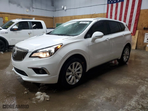 2017 Buick Envision Premium I with VIN LRBFXESX3HD118172, listed as a Copart auction lot 46667605 with 112,635 mi miles and Clean Title. Bid and sale history available at carsss.com. Image 1.