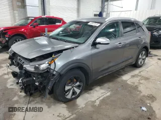 2018 Kia Niro EX with VIN KNDCC3LC7J5142295, listed as a Copart auction lot 43801515 with 147,494 mi miles and Salvage Title. Bid and sale history available at carsss.com. Image 1.