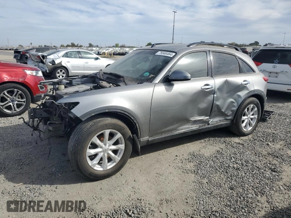 2006 Infiniti FX35 with VIN JNRAS08U86X101065, listed as a Copart auction lot 75566464 with 176,324 mi miles and Salvage Title. Bid and sale history available at carsss.com. Image 1.