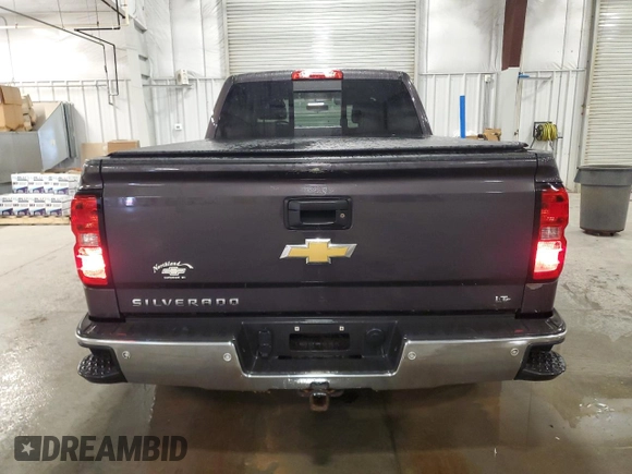 2014 Chevrolet Silverado 1500 LT with VIN 3GCUKREC2EG542738, listed as a Copart auction lot 48954945 with 134,197 mi miles and Salvage Title. Bid and sale history available at DreamBid. Image 6.