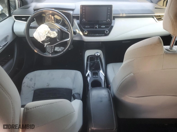 2020 Toyota Corolla Hatchback SE with VIN JTNB4RBE1L3086914, listed as a Copart auction lot 80630984 with 0 mi miles and Salvage Title. Bid and sale history available at carsss.com. Image 8.